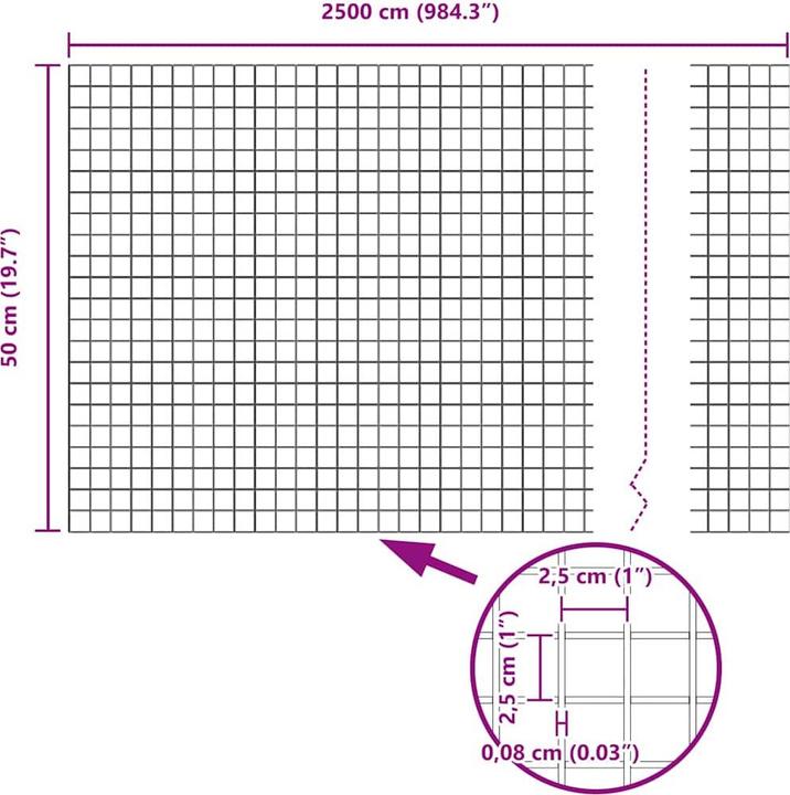 Produktbild vidaXL Aussenbarriere