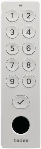 Actual product image Tedee Go 2 (Bluetooth, Electronic numerical code, Fingerprint, Smartphone)