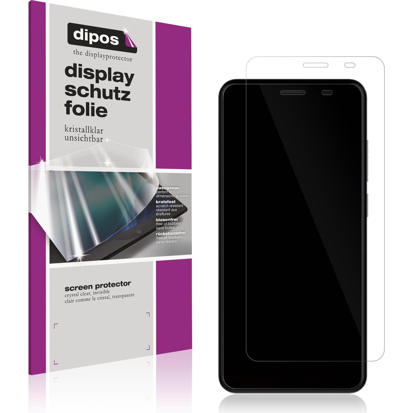 Dipos Displayschutzfolie Crystalclear (5 Stück, Lava Iris 88S), Smartphone Schutzfolie, Transparent