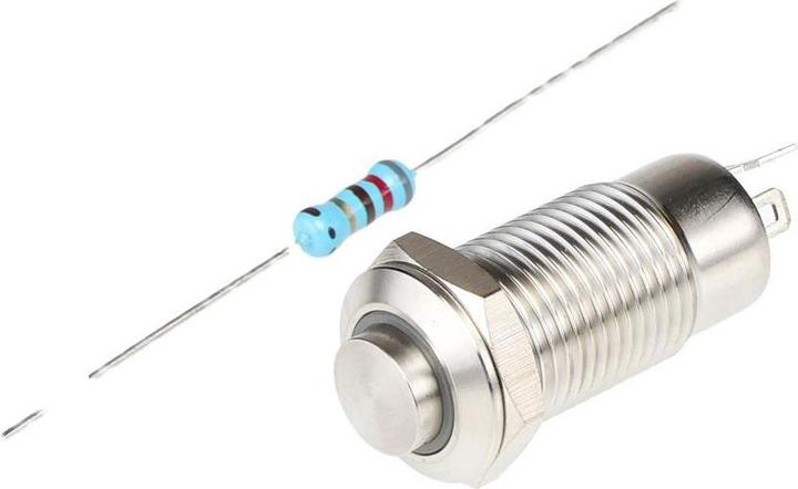 Immagine prodotto RS PRO 12mm,Stainless,Red,ring,ltch,12V