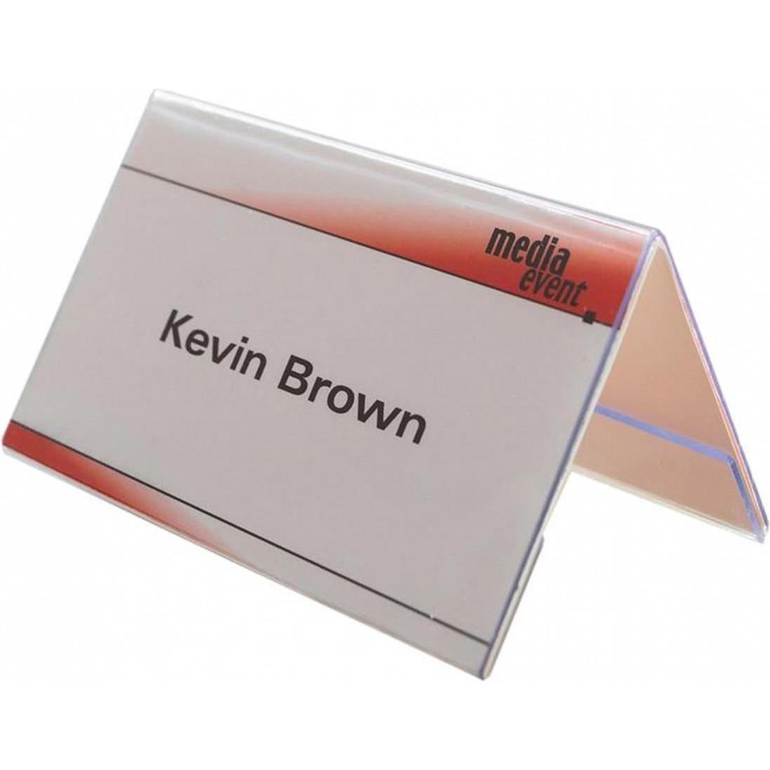 Sigel Tischaufsteller Dachform (95 x 42 mm) (TA138)