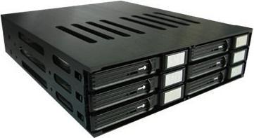 JJ Computer JOUJYE mini backplane for 6 x 6,35cm 2,5 inch HDD black (2.5")