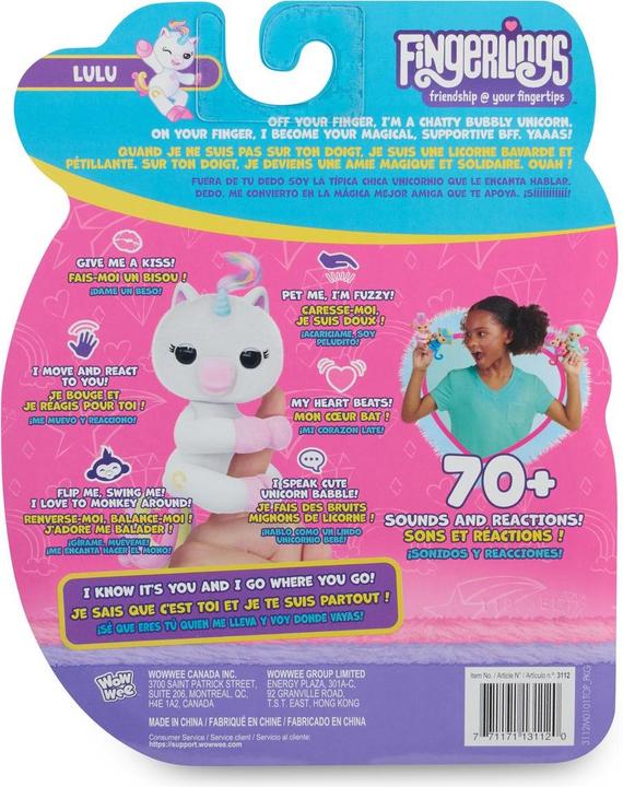 Actual product image Boti Finger cots 2.0 Unicorn Lulu