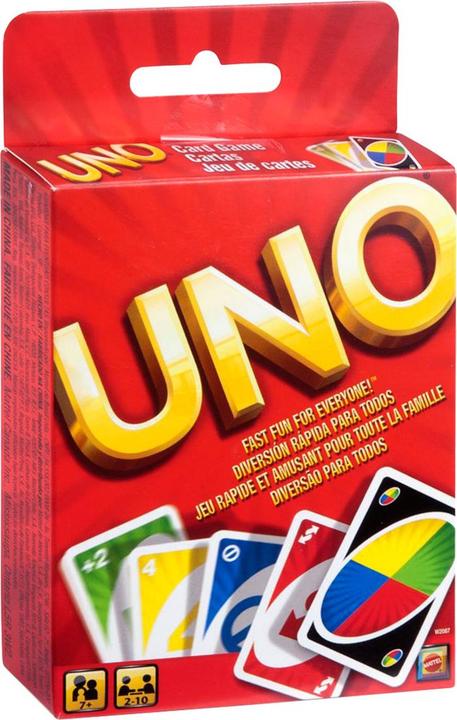 Actual product image Mattel Games UNO card game (English, 2 - 10 Players)