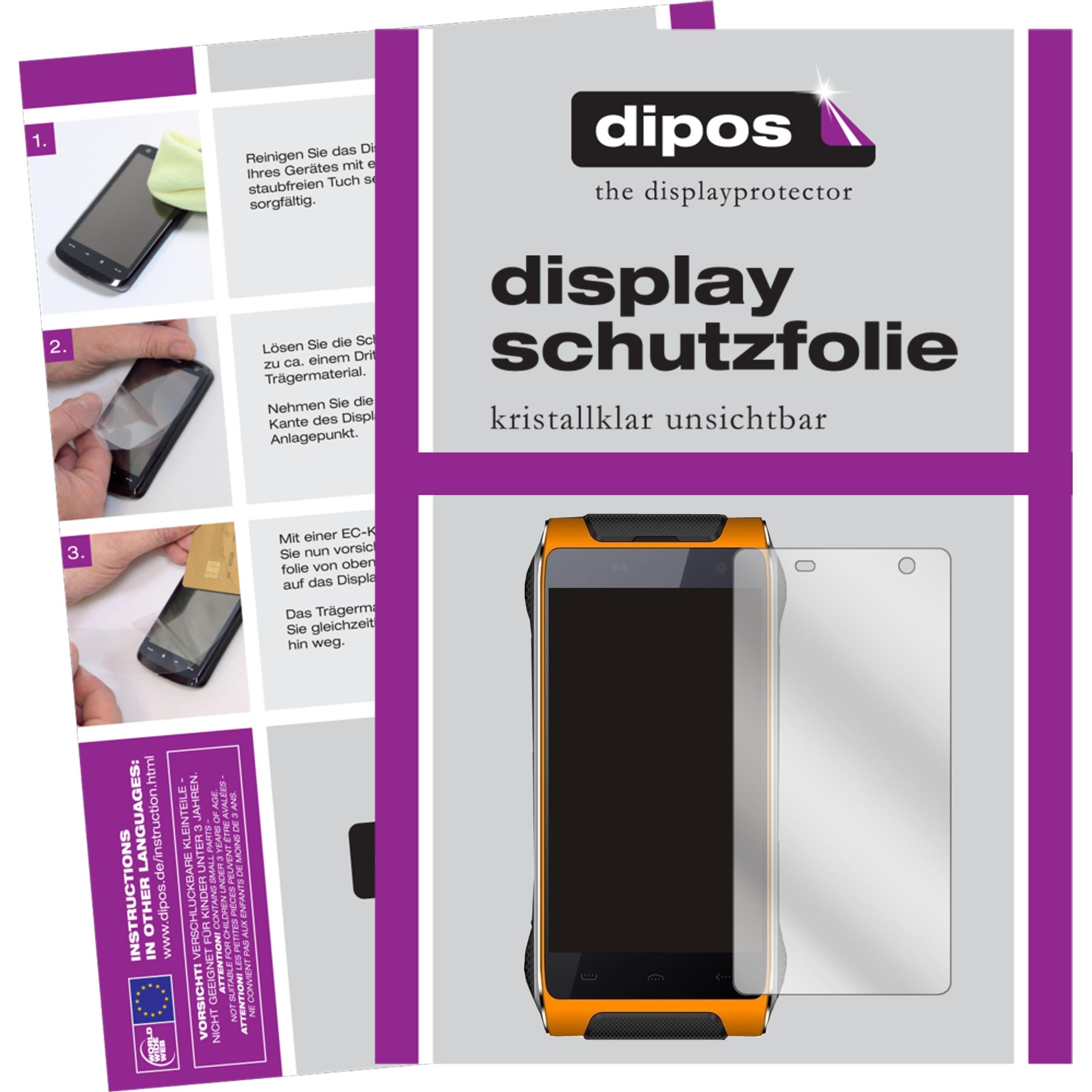 Dipos Displayschutzfolie Crystalclear (6 Stück, Homtom HT20 Pro), Smartphone Schutzfolie, Transparent