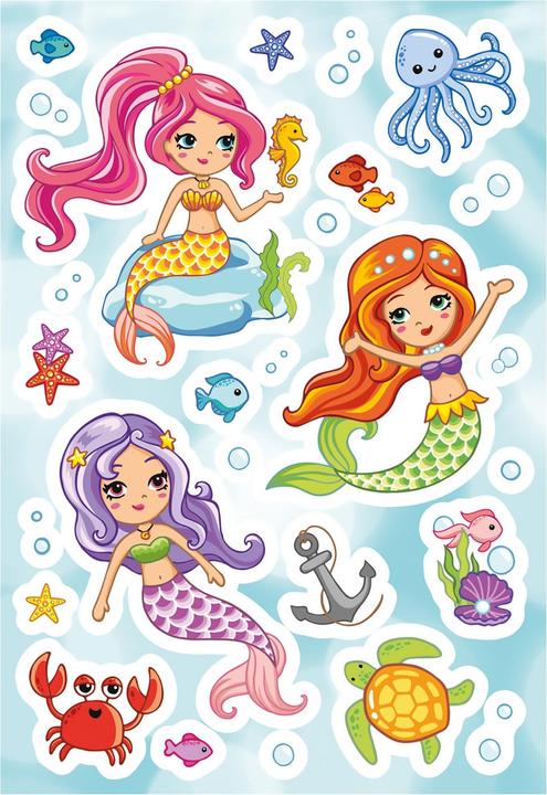 Produktbild HERMA Sticker Meerjungfrau