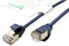 Produktbild Roline U/FTP Patchkabel Kat.6A (Class EA), LSOH, slim (U/FTP, CAT6a, 0.50 m)