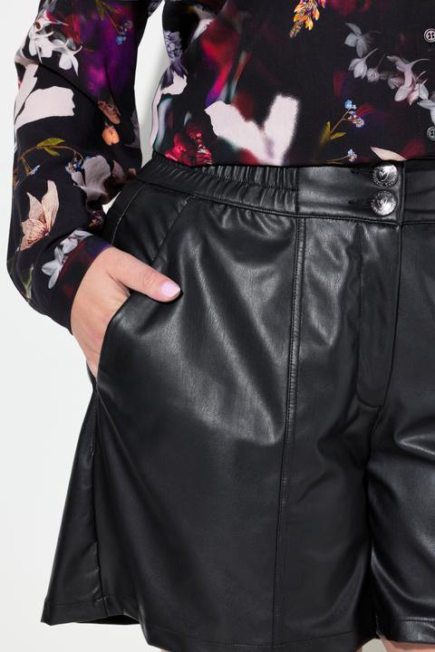 Actual product image Miamoda Shorts with wide legs in leather look (52)