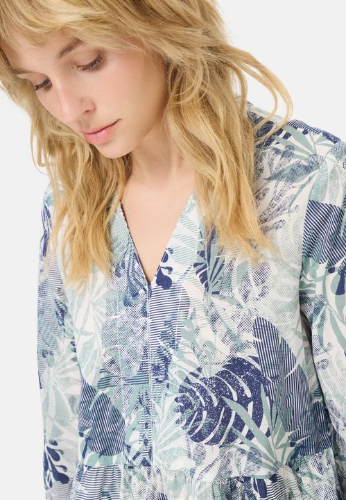 Image du produit Camel Active Mittellanges Sommerkleid mit Allover-Print (M)