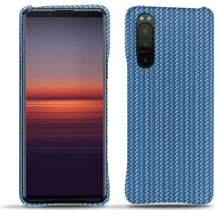 Thumbnail - Noreve Lederschutzhülle (Sony Xperia 5 II), Smartphone Hülle, Blau