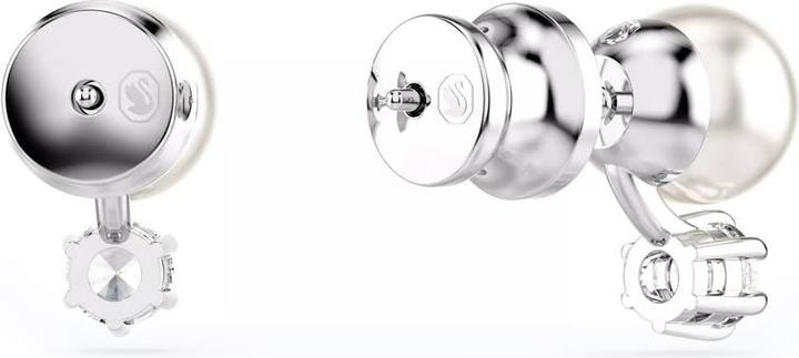 Immagine prodotto Swarovski Orecchini Matrix con perla di cristallo taglio rotondo bianco (Metallo Swarovski)
