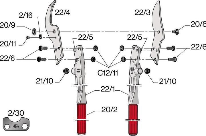 Produktbild Felco Zweihandscheren
