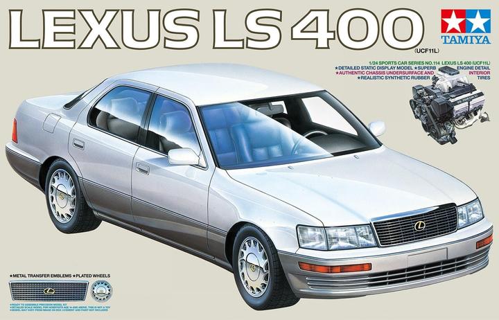 Actual product image Tamiya 1:24 Lexus LS 400 (UCF11L)
