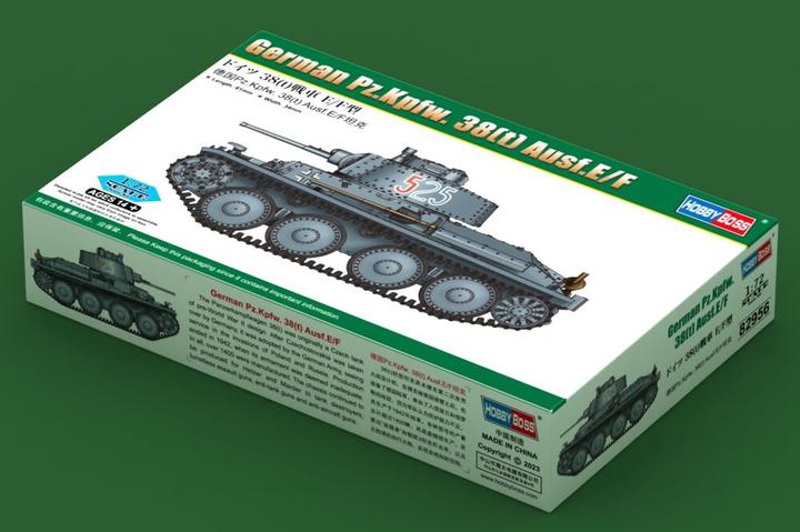Actual product image Hobby German PzKpfw 38(t) Ausf.E/F