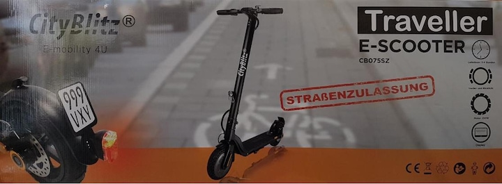 Produktbild CityBlitz Traveller (20 km/h, 30 km, 250 W)
