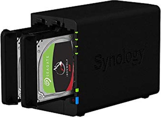 Image du produit Synology DS224 6GB Syno NAS 4TB 2 x 2TB Seagate IronWolf assembled and tested with SE DSM installed (2 x 2 To, Seagate Ironwolf)