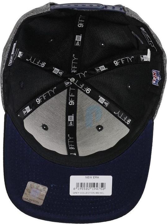 Actual product image New Era NFL - New England Patriots - Grey Collection 9Fifty Snapback Cap Grey ML (59)