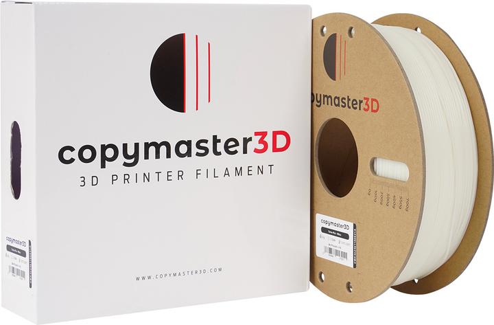 Actual product image Copymaster3D Turbo PLA Filament for 3D Printer, 1.75 mm, White (PLA, 1.75 mm)