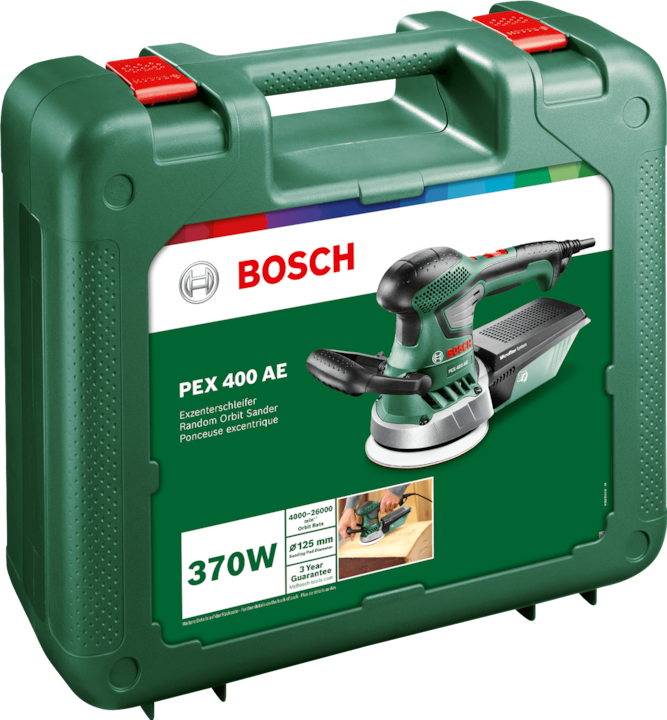 Actual product image Bosch Home & Garden Pex 400 Ae (Eccentric grinder, 370 W)