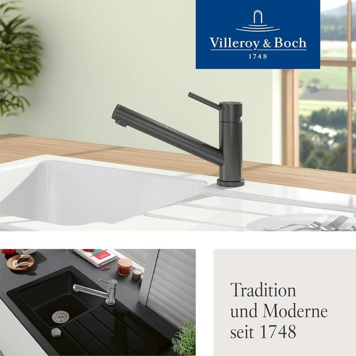 Produktbild Villeroy & Boch Como Shower Niederdruck Küchenarmatur, aus Edelstahl