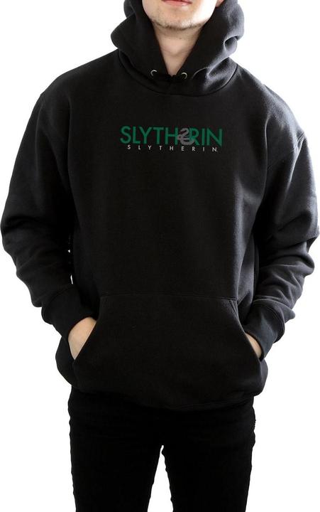 Produktbild Slytherin Text Kapuzenpullover (M)