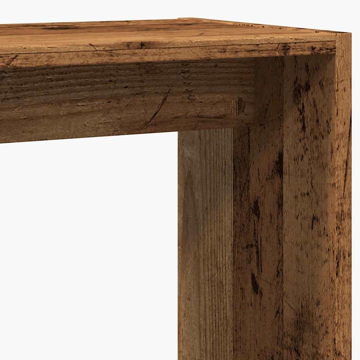 Immagine prodotto vidaXL Beistelltisch Altholz-Optik 50x26x50 cm Holzwerkstoff Akzenttisch (50 x 26 x 50 cm)