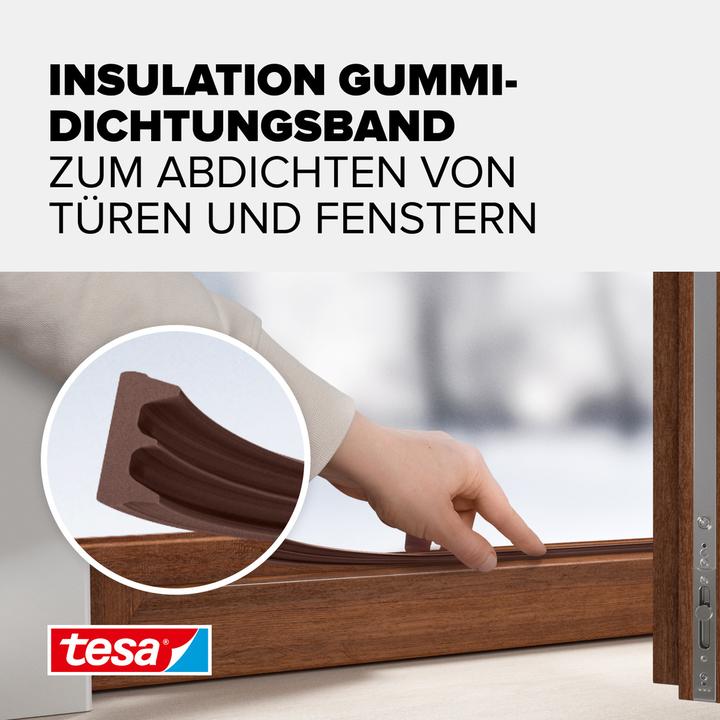 Actual product image tesa E-profile rubber seal (0.30 kg, Brown, Brown)