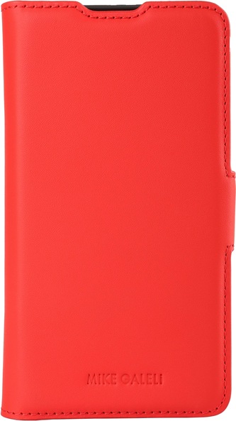 Actual product image Mike Galeli Book-Cover Echtleder Fabio cherry tomato (Samsung Galaxy S25)