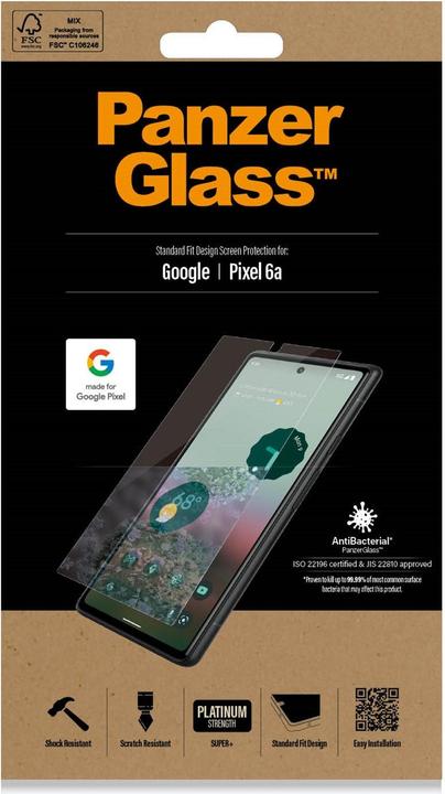 Actual product image PanzerGlass Google Pixel 6a AB (1 Piece, Google Pixel 6a)