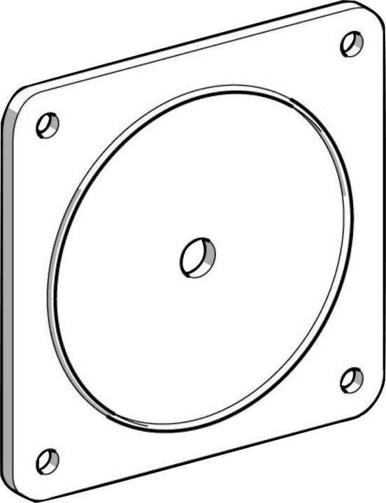 Actual product image Schneider Electric Rubber seal IP 65 for 60x60mm front panel KZ66