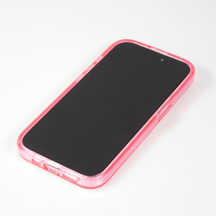 Actual product image PhoneLook Coque Silicone rigid avec dos paillettes et MagSafe (Apple iPhone 15 Pro Max)