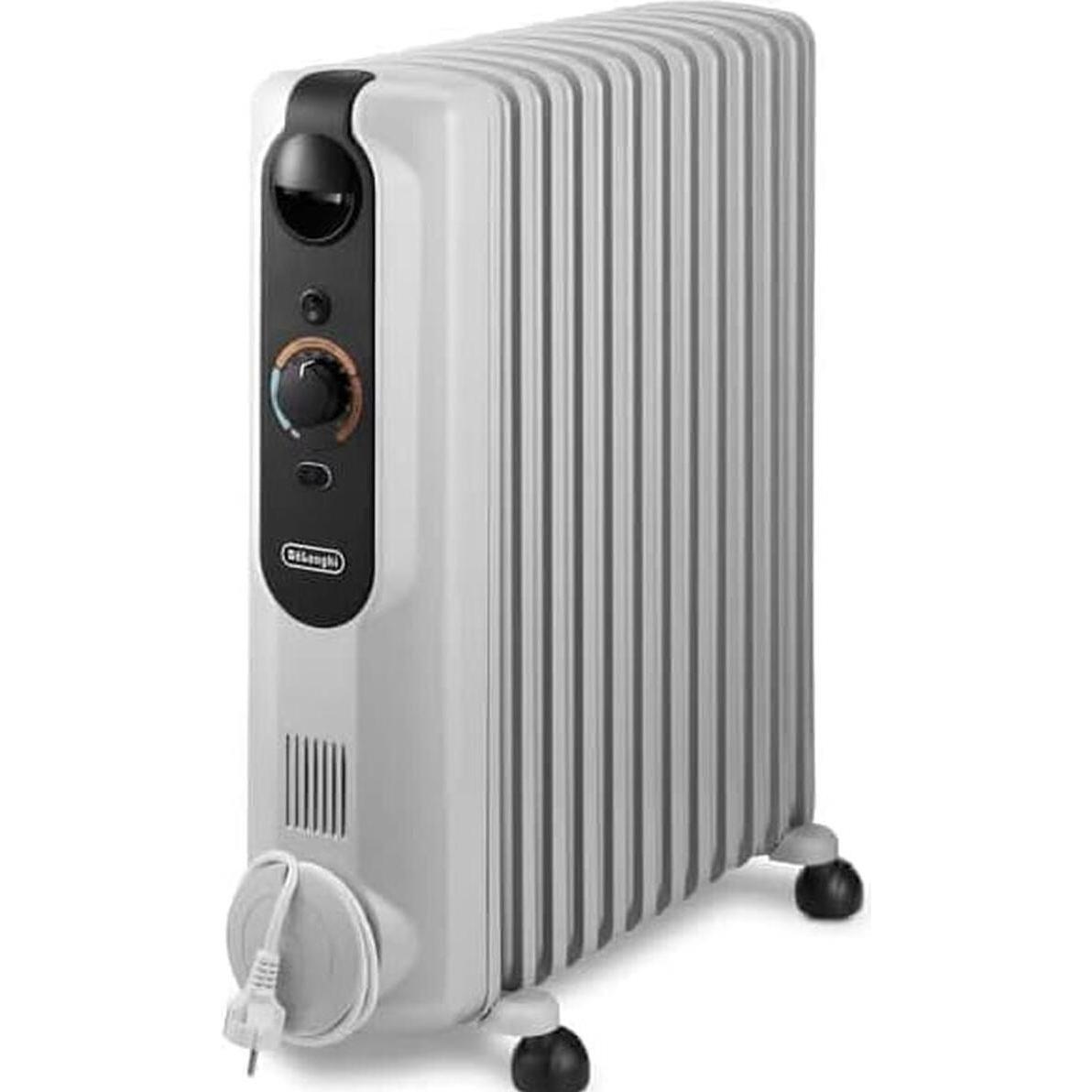 De'longhi Delonghi Olieradiator Trrse1225, Radiatore, Nero, Bianco