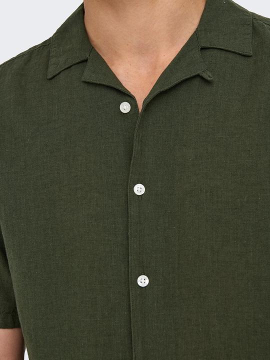 Immagine prodotto Only & Sons Onscaiden Life Ss Solid Resort Linennoos (XS)