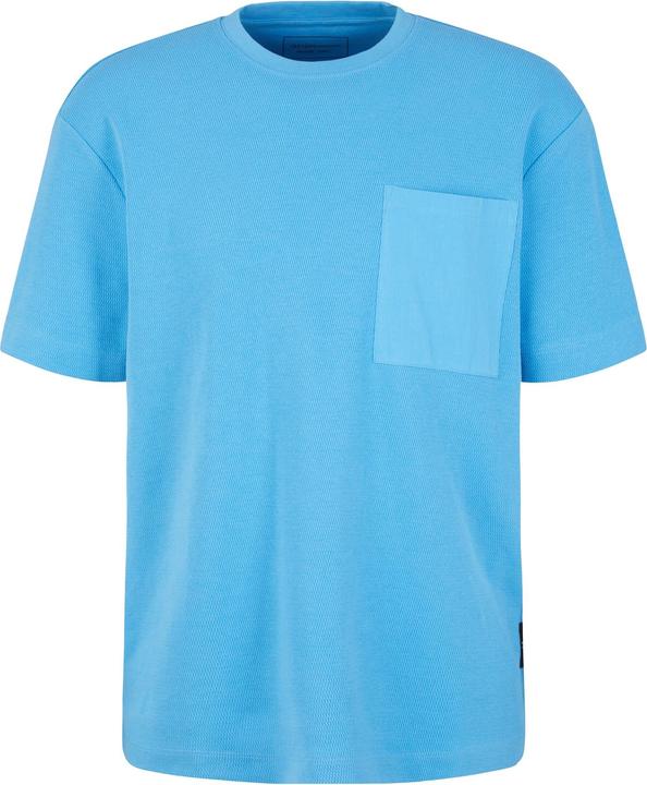 Actual product image Tom Tailor T-Shirt Kurzarmshirt structured mit Brusttasche (XL)