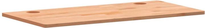 Actual product image vidaXL Schreibtischplatte 110x55x1,5 cm Massivholz Buche,Material (55 x 110 cm)