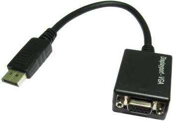 Produktbild RS PRO 15cm Display Port M - VGA F Adaptor - Bl