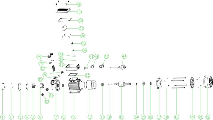 Produktbild Wiltec Heizöl- und Dieselpumpe 230V/357W/60l/min selbstansaugend Dieselöl Pumpe