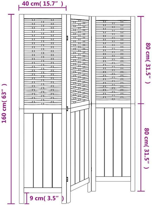 Immagine prodotto vidaXL Paravent