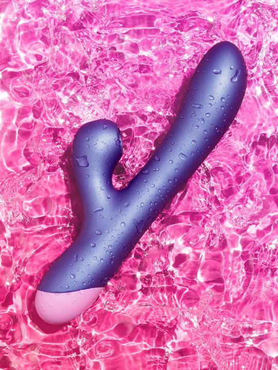 Actual product image Romp Pulse Wiederaufladbarer Rabbit Vibrator mit Klitoris Sauger