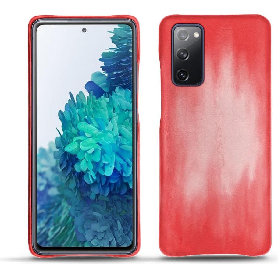 Noreve Lederschutzhülle (Samsung Galaxy S20 FE), Smartphone Hülle, Rosa