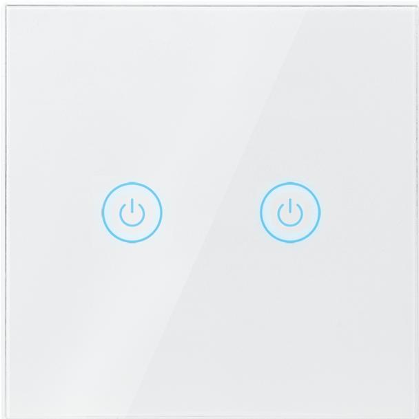 Actual product image LogiLink Smart Home Wi-Fi Wall Switch 2-Fold