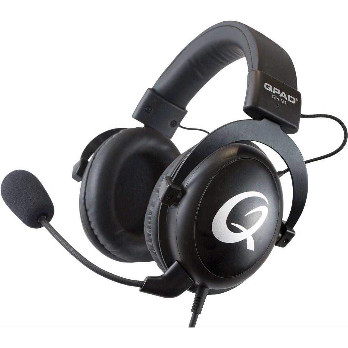 Thumbnail - QPAD QH-91 Pro Gaming Premium Headset (Kabelgebunden), Gaming Headset, Schwarz