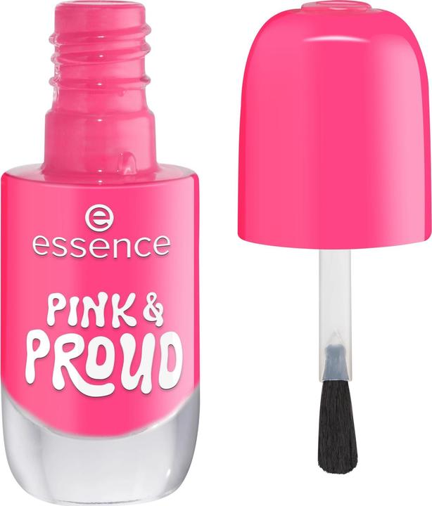 Produktbild essence Gel Nail Polish 22 PINK & PROUD (22 PINK & PROUD, Pink, Gel-Effekt Nagellack)
