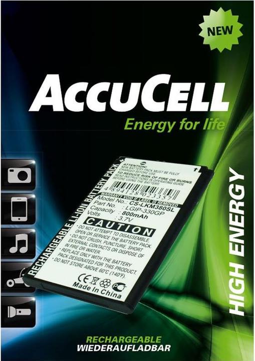 Actual product image LG Akku KF300, KM380, KS360LG KF300, KM380, KS360, KT520, LGIP-330G