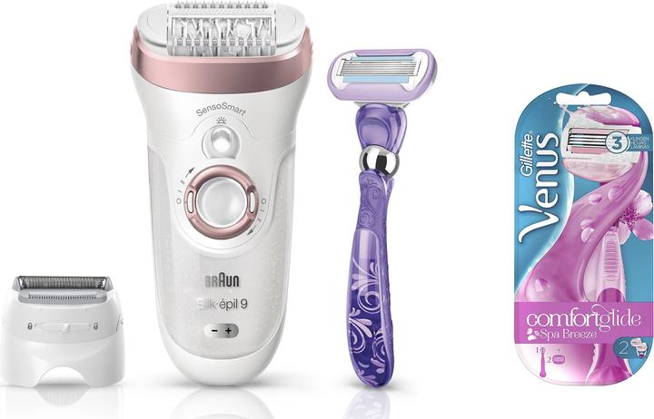 Produktbild Braun Silk-épil 9 SensoSmart mit gratis Gillette Venus Rasierer