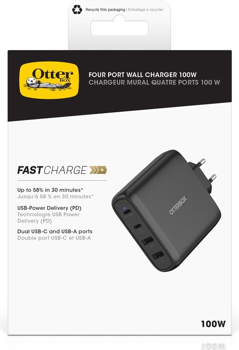 Produktbild OtterBox EU GaN Schnellladegerät (100 W)