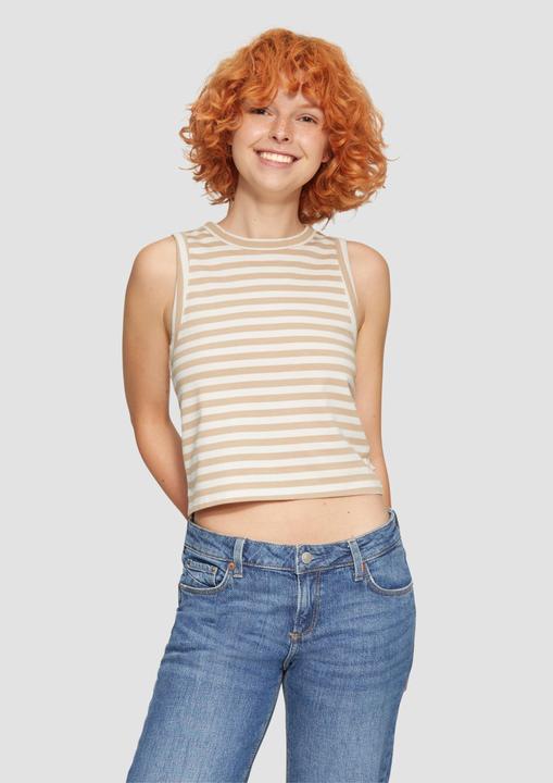 Produktbild S.Oliver T-Shirt Gestreiftes Top aus Baumwolle (XXL)