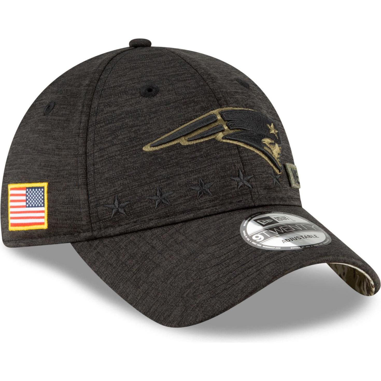 Thumbnail - New Era, Herren, Cap, 9Twenty Salute To Service 2020 NFL Teams, Schwarz, (One Size)