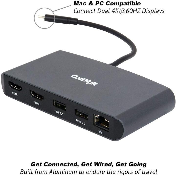 Actual product image CalDigit Mini Dock Dual (Thunderbolt, USB-A, 3 ports)