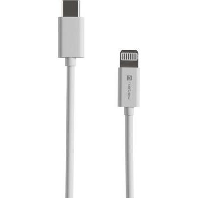 Thumbnail - Genesis Kabel USB USB-C - Lightning Biały (NKA-2151) (2 m, USB 2.0), USB Kabel